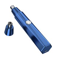 Ioensy - Recortador De Nariz Con Potente Motor, Corte Suave, Tamaño Compacto, Para Adultos, Mujeres Y Hombres, Color Azul