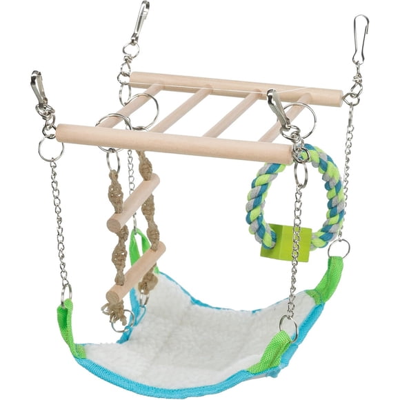 Trixie Small Animal Suspension Bridge, Hanging Cage Accessory