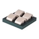 thumbnail image 1 of Organizador De Bandeja De Joyería Para Reloj Para Hombres, Para Encimera, Tienda, Dormitorio, Sala De Estar, Verde, 4 Almohadas, 1 of 5