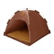 thumbnail image 3 of Tienda De Campaña Para Gatos, Cama Para Perros Pequeña, Plegable, Portátil, Suave, De Verano, Para El Hogar, Camping, Interior, M, Marrón, 3 of 3