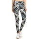 thumbnail image 1 of Leggings de Punto con Estampado Tie Dye, Forro y Banda Estilo Yoga, con Cintura Alta, 1 of 5