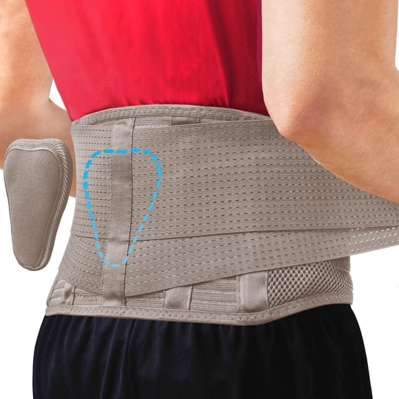Soporte Para Espalda Para Aliviar El Dolor Lumbar Beige l