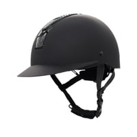 Ioensy - Casco Ecuestre Profesional Simple Ajustable Equipo De Caballo Ligero M Negro