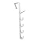 thumbnail image 4 of Colgador De Puerta Resistente Detrás De La Puerta 5 Ganchos Para Colgar Ropa Abrigos Blanco, 4 of 5