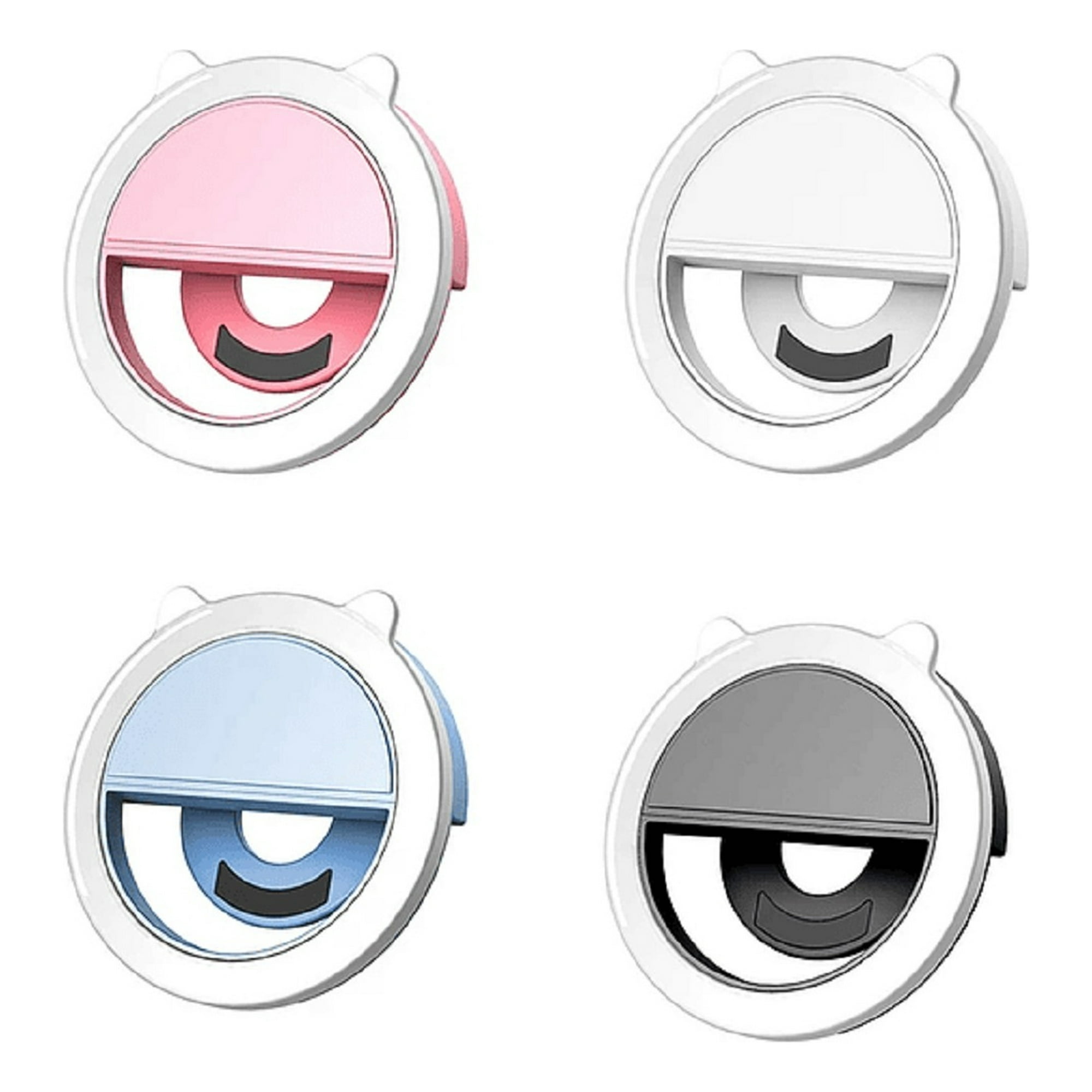 Genérico - Set 4 Anillo Luz Led Selfie Diseño Orejas Portátil Usb Lau