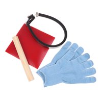 Ioensy - Kit Cortador De Goma Para Raqueta De Tenis De Mesa, Accesorios Ergonómicos Con Rodillo De Madera