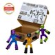 thumbnail image 2 of Figuras de acción Zing StikBot Shinies 3 unidades posables, 2 of 4