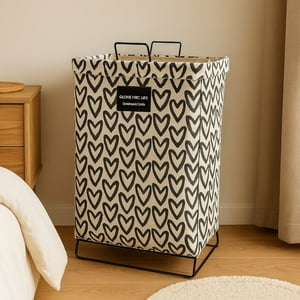 Genérico - Cesta Canasto Para Ropa Sucia Plegable Corazon