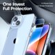 thumbnail image 3 of Funda TAURI 3 en 1 transparente con 2 protectores de pantalla para iPhone 14, 3 of 6