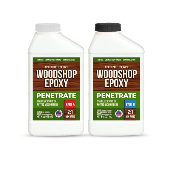 Kit de Epoxi Penetrante Stone Coat Woodshop 473 ml