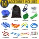 thumbnail image 5 of Carrera de obstáculos Slack Line SereneLife Ninja Warrior 15 m, 5 of 8