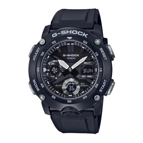 Reloj G-Shock Ga-2000S-1Adr Carbono/Resina Hombre Negro Negro