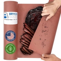 Rollo De Papel De Carnicero Bryco Goods, Rosa, 45 Cm X 53 M, Apto Para Uso Alimentario