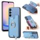 thumbnail image 1 of Funda Magnética Para Samsung Galaxy A25 Con Billetera Y Anillo Protector Resistente Azul, 1 of 6