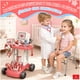 thumbnail image 2 of Juguete Carrito Médico Juego Doctor Niños Luz Agua 14 Piezas Color Rosa, 2 of 10
