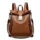 thumbnail image 1 of Women Backpack Multifunction Bags Anti theft lock High Quality Leather Women Crossbody Bag School Bags Travel Backpacks, 1 of 3