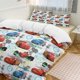 thumbnail image 1 of Cartoon Cars Lightning Mcqueen Comforter Set Soft 3 Pcs Twin Bedding Sets Thicken for All Season, 1 of 5