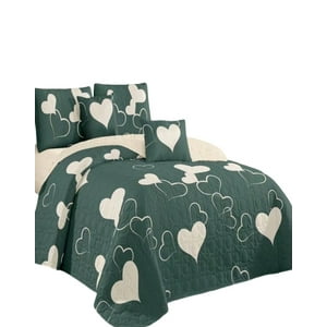 Genérico - Cubrecama Quilt Diseño 2 Plazas - Primavera Verano B10