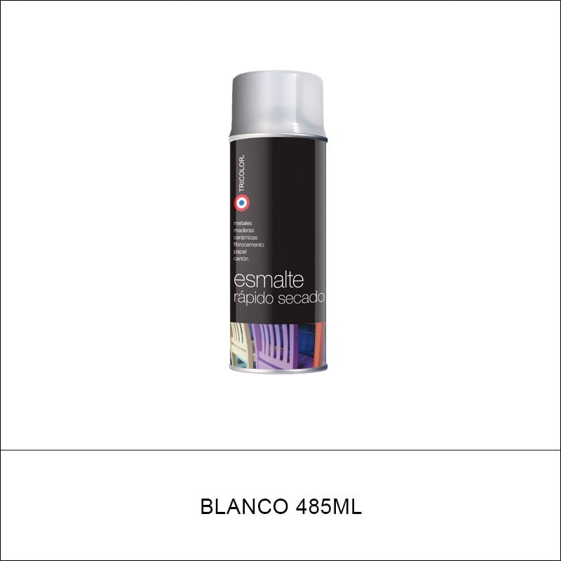 Tricolor - Pintura Spray Sintético Blanco Brillante