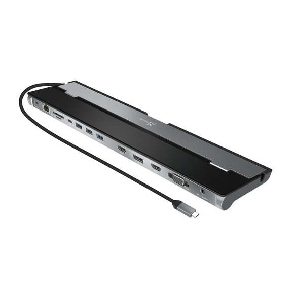 Estación de acoplamiento j5create JCD543 USB-C con 3 pantallas y PD de 100 W