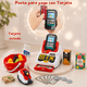 thumbnail image 4 of Juguete Caja Registradora Infantil Luz Y Sonido Accesorios, 4 of 6