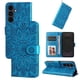thumbnail image 4 of Funda tipo cartera FOXDOCK para Samsung Galaxy S25 FE , diseño girasol en relieve, cuero PU, cierre magnético, soporte y tarjetero, 4 of 5