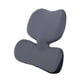 thumbnail image 5 of Almohada de apoyo Lumbar, almohada para respaldo de silla, diseño ergonómico portátil, cojín trasero de espuma viscoelástica para sofá, viaje, , gris Gris oscuro, 5 of 5