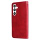 thumbnail image 3 of Funda tipo cartera para Samsung Galaxy S25 con bolsillo con cremallera y ranuras para tarjetas – Función de soporte Rojo, 3 of 6