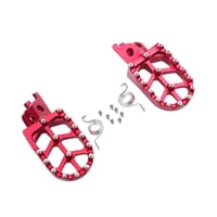 Magideal - 2 Piezas Reposapiés De Motocicleta Reposapiés Piezas De Repuesto Pedales De Estribo Cnc Resistentes Accesorios De Descanso Para Cr125 Crf150R Crf250R