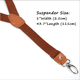 thumbnail image 5 of Tirantes anchos y resistentes en forma de Y para hombre y mujer con 4 clips metálicos y correas elásticas ajustables., 5 of 5