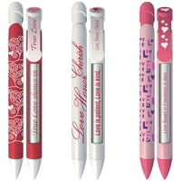 Greeting Pen - Bolígrafos De Felicitación Para San Valentín Con Mensajes Giratorios, Surtido De 6