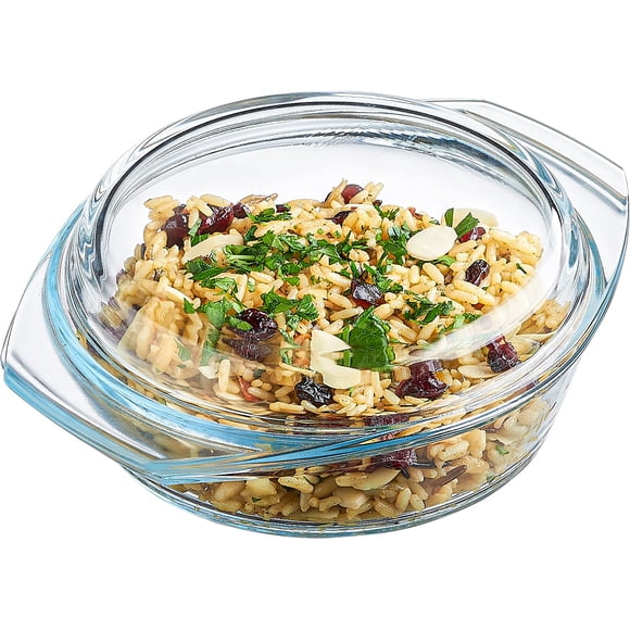 Cazuela de vidrio SIMAX de 1 L con tapa y asas