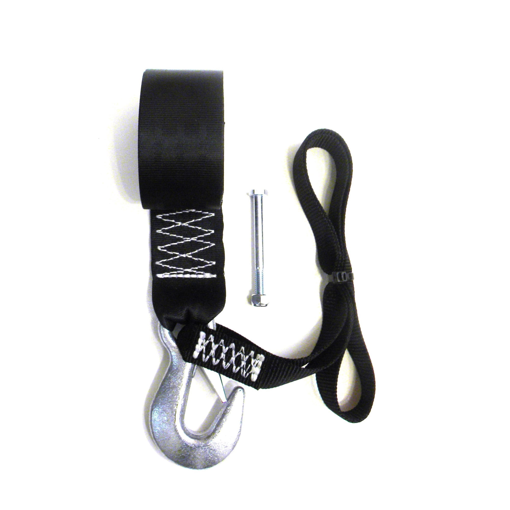 Rod Saver - Protector De Varilla De Repuesto Con Correa De Cabrestante Pwc Con Gancho Blando, 3,7 M
