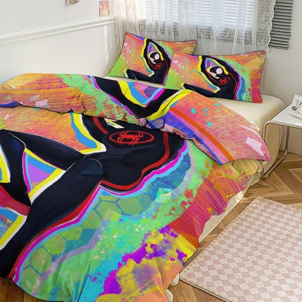 Spidean Bedding Se for Kids Men Women Twin Size3s Comforter Cover And Pillowcases-
