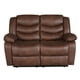 thumbnail image 3 of Sofá Reclinable 2 Cuerpos Domingo Café Claro, 3 of 12