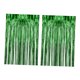 thumbnail image 4 of 2 Uds Cortinas Con Flecos De Papel De Aluminio Brillante Decoración Para Halloween Carnaval Graduación Verde, 4 of 5
