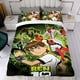 thumbnail image 4 of Ben 10 Conjunto de sábanas temático, trío de piezas, cómodo y amigable con la piel, diseño único, regalo de decoración para el hogar para familiares, amigos y fans,135cm *200cm, 4 of 6