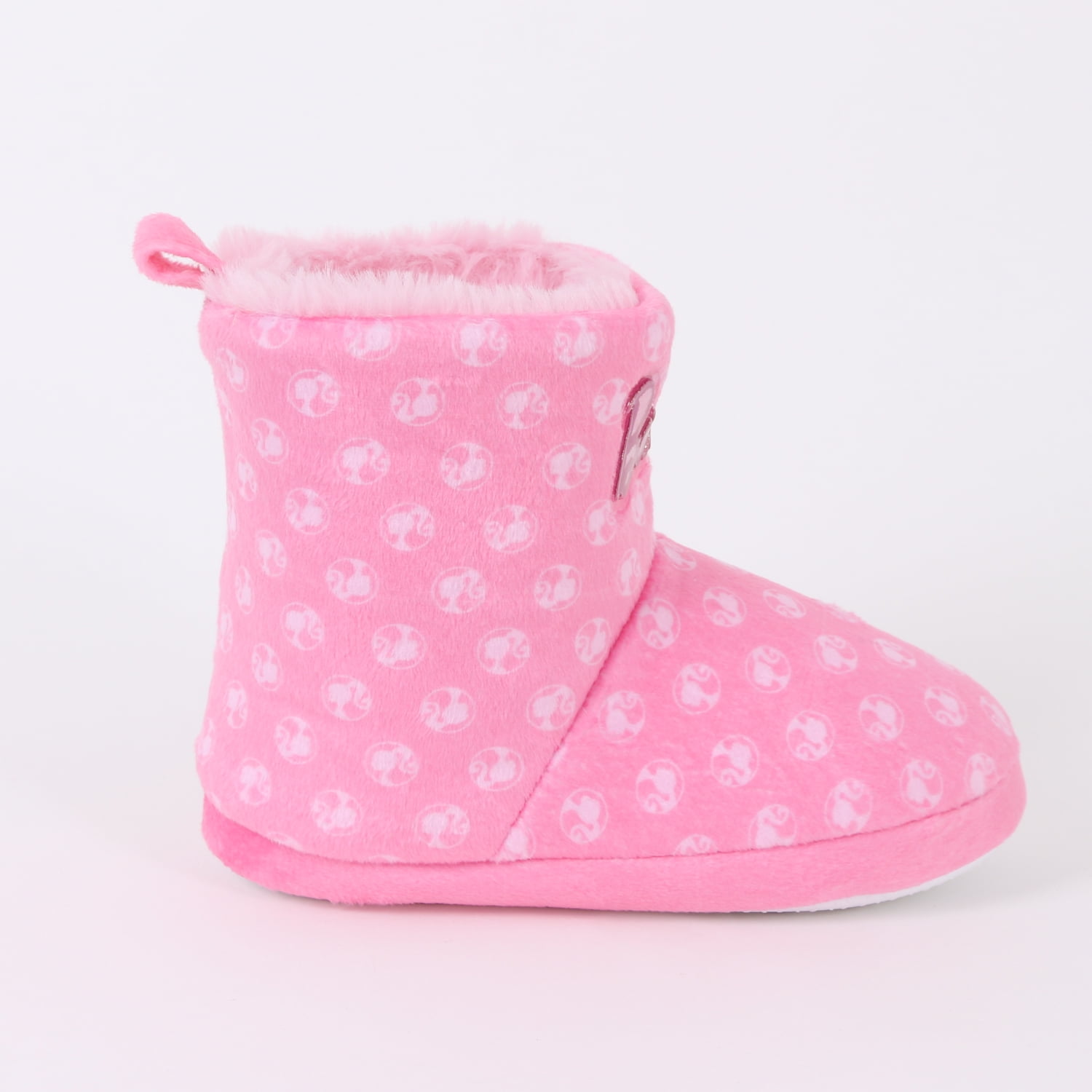 Pantufla Bota Niña Invernal Logo Print Rosado Barbie