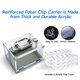 thumbnail image 3 of Funda para fichas de póker GSE Games & Sports Expert con capacidad para 600 fichas, 3 of 7