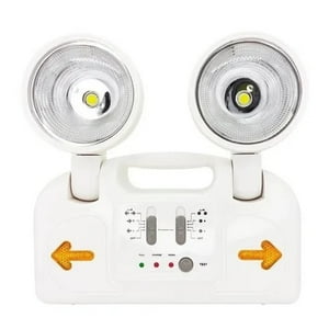 Total E-Commerce - Lampara 2 Focos De Emergencia Led Automatico Ajustable