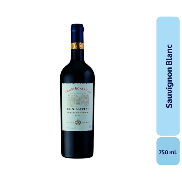 Vino Blanco Reserva Sauvignon Blanc 11,5° Botella, 750 mL