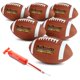 thumbnail image 1 of Juego de 6 balones de fútbol americano GoSports reglamentario de cuero compuesto, 1 of 7