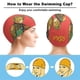 thumbnail image 3 of Panales Gorro de Natación de Licra, Gorro de Baño de Tela Cómoda, Gorro Elástico Antideslizante para Hombres, Mujeres y Niños, 3 of 6
