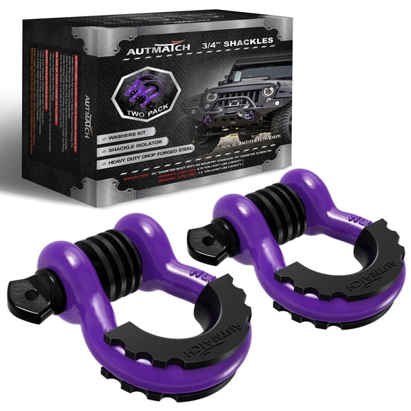 Grillete en D AUTMATCH 3/4" (2 unidades) 41.887 lbs