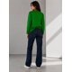 thumbnail image 2 of Polera Manga Larga Cuello Redondo 250g Basica Unisex Algodon Verde L-xl Lisa, 2 of 3
