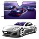 thumbnail image 1 of Auto de Carrera Parasol para Parabrisas Delantero Protector Plegable, Visera Solar para Auto Bloquea Rayos UV Mantiene tu Vehículo Fresco140cm*76cm, 1 of 6