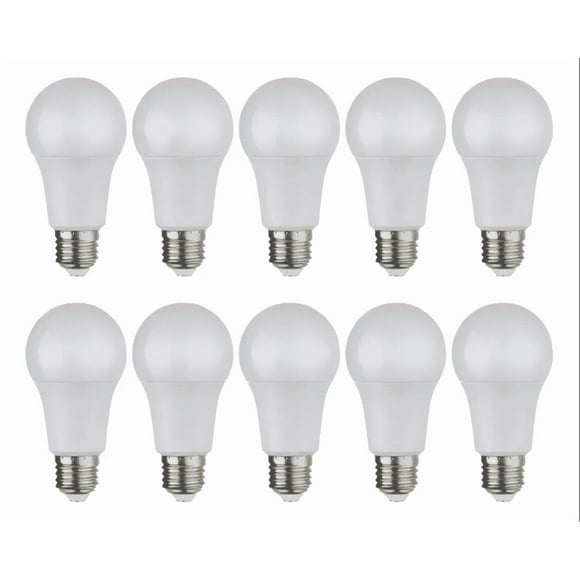 Pack 10 Ampolletas E27 9w 6500k Fria