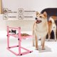 thumbnail image 3 of Cuencos para perros SHAINFUN de altura ajustable, rosa, 10‑25 cm, 3 of 5