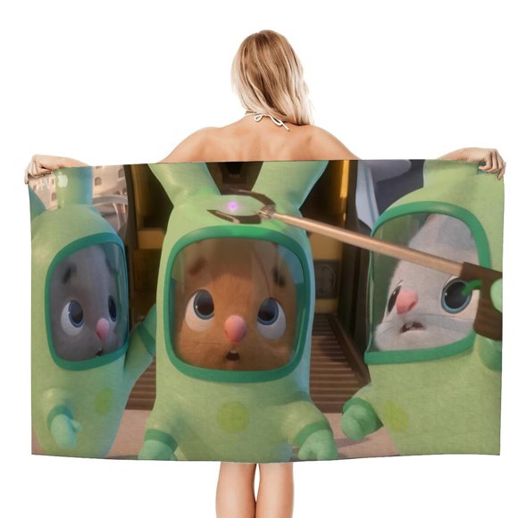 Pookoo Toalla de playa de secado rápido con diseño temático, regalo para mujeres y niñas, ideal para cumpleaños, fans, amantes de la música, uso en la playa o al aire libre, 78 × 180 cm