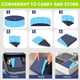 thumbnail image 5 of Piscina plegable para perros PUPTILY con tablero de polipropileno de alta resistencia de 80 x 20 cm, 5 of 7